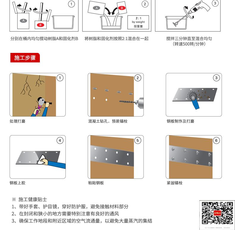 包钢陕州粘钢加固施工过程